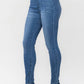 Judy Blue - High Waist Release Hem Pull On Skinny