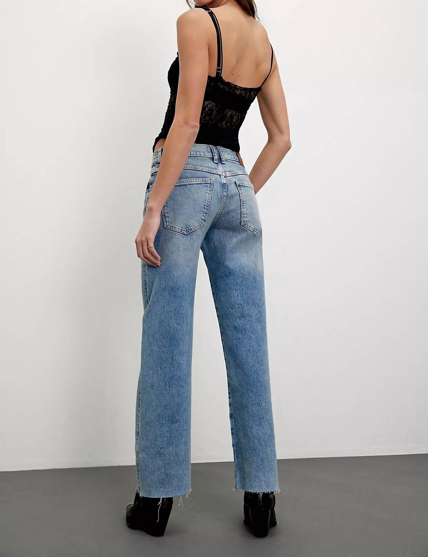Free People - Risk Taker Mid-rise Jeans