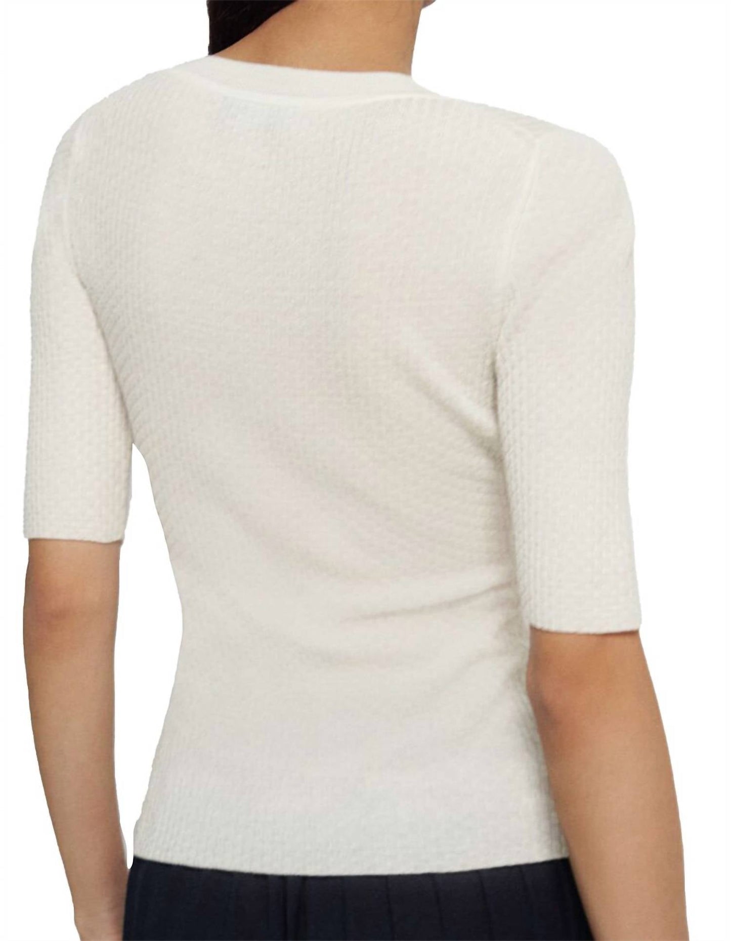 Theory - LEENDA WOOL PULLOVER TOP