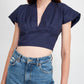 En Saison - Avery Poplin Top