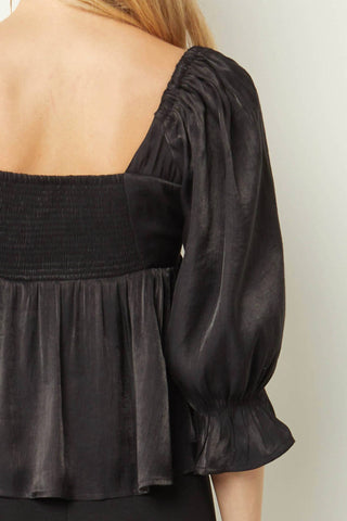 Entro - Iridescent Babydoll Top