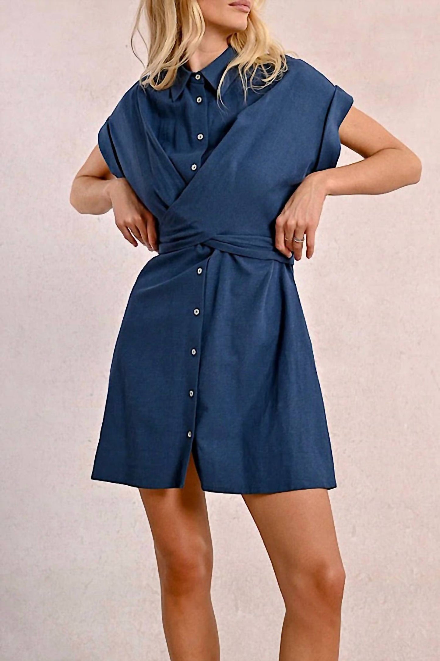 Molly Bracken - Tie Back Shirt Dress