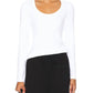 Bobi - Long Sleeve Scoop Neck Tee