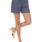 Johnny Was - Jwla Blue Patched Ikat Linen Paperbag Shorts