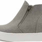 Soda - Women's Taylor Nubuck Hight Top Slip On Rounded Toe Fashion Sneakers