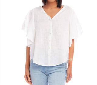 Karen Kane - Flutter Sleeve Top