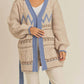 &Merci - Balloon Sleeved Tied Cardigan