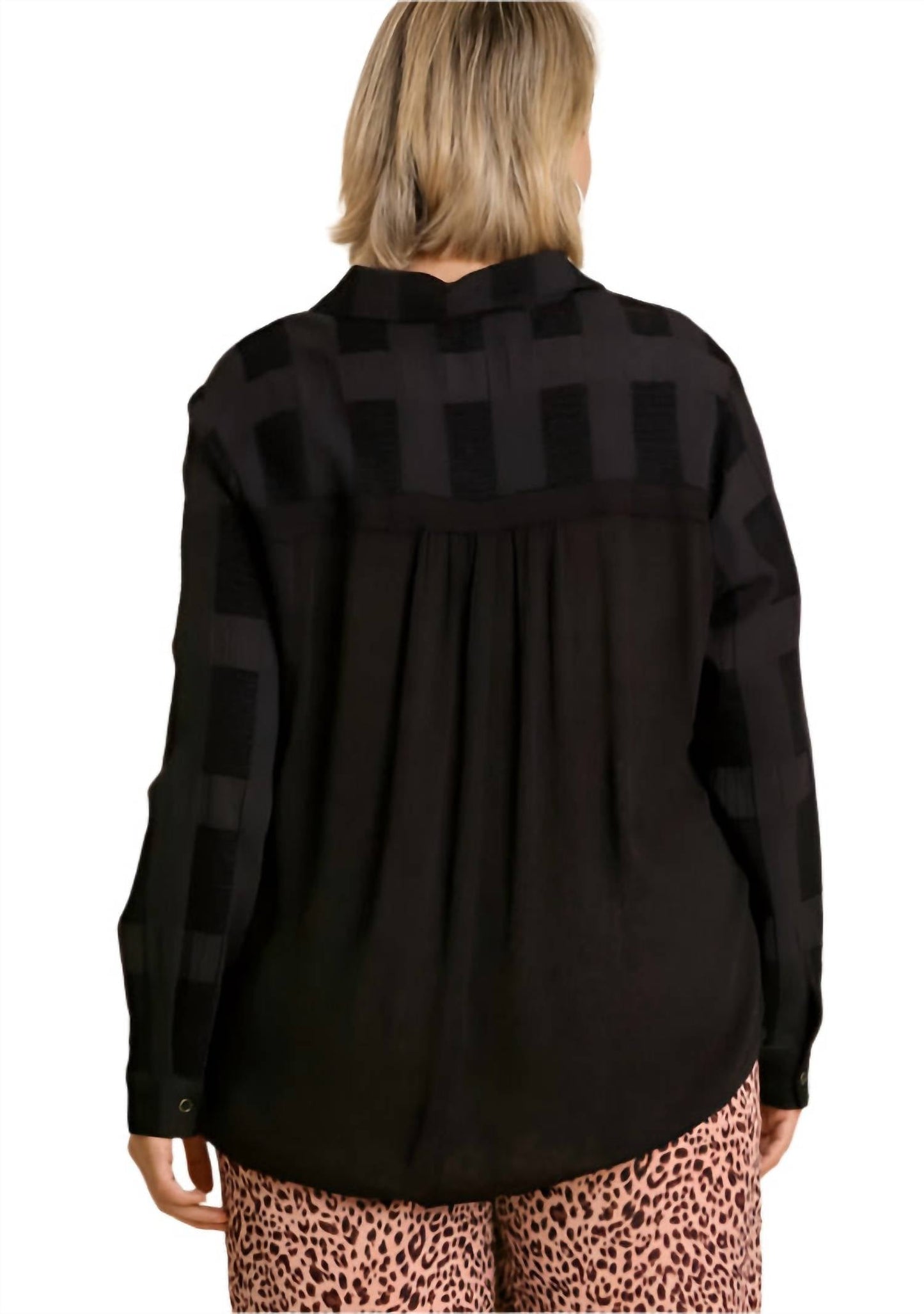 Umgee - Chenille Button Down Top