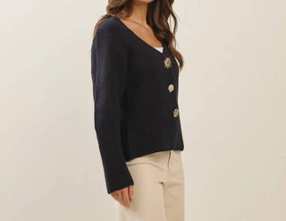 Able - Jewel Botton Cardigan