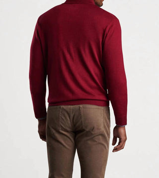 Peter Millar - Autumn Crest Suede Trim Quarter-Zip