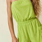 Blue Blush - Sunny Days Strapless Terry Romper