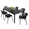 7 Piece Dining Set With Stackable Chairs