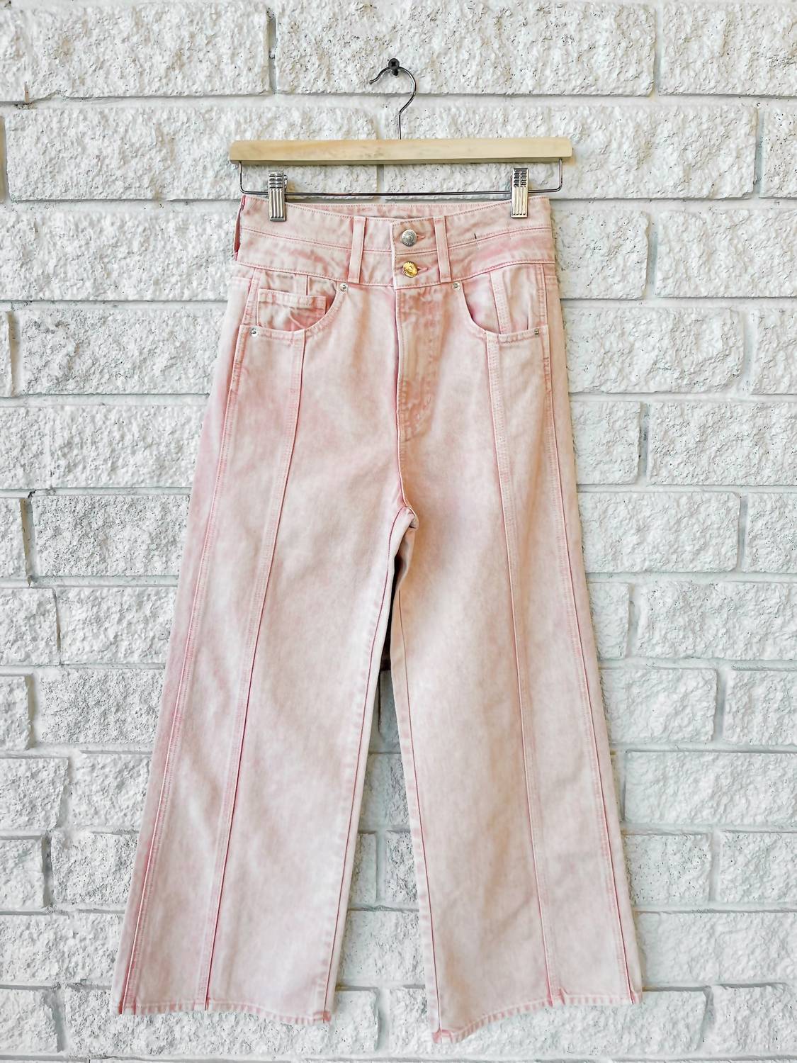 Veronica Beard - Taylor Cropped High Rise Wide Jean