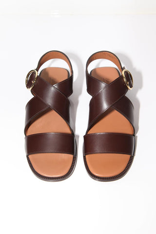 Anthology Editions - Women's Rome Oxford Buckle Flat Sandal