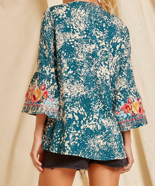 Andree By Unit - South Beach Embroidered Top