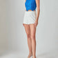 2.7 August Apparel - Lace Crop Fitted Top