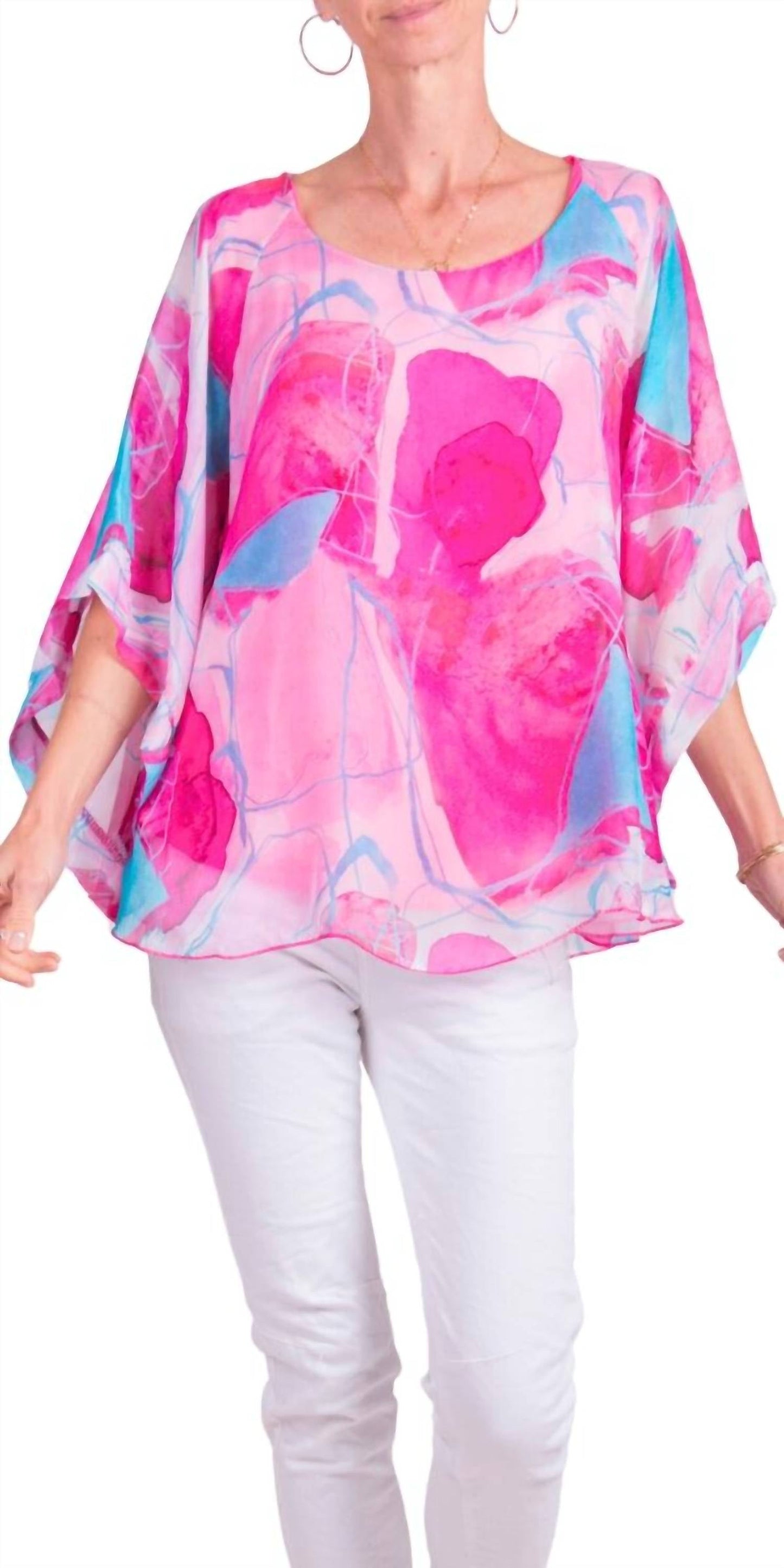 Gigi Moda - Coletta Abstract Silk Top