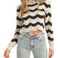 &Merci - Wavy pointelle sweater