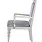 Maverick Arm Chair Set of 2 - Silver