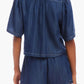 Fifteen Twenty - Nadine Tie Front Cropped Top