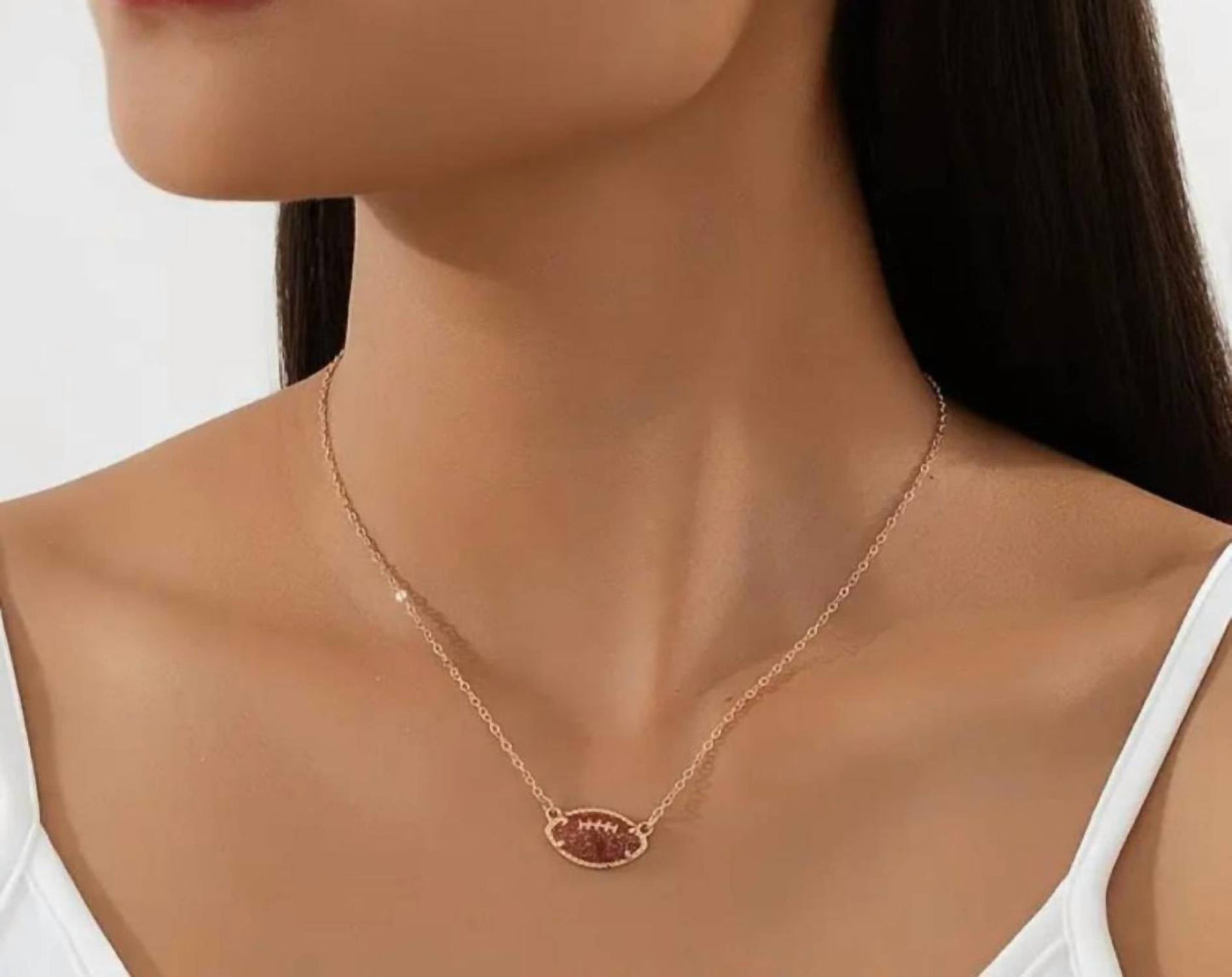 Kate Tuesday - Women's Football Earring And Necklace Set