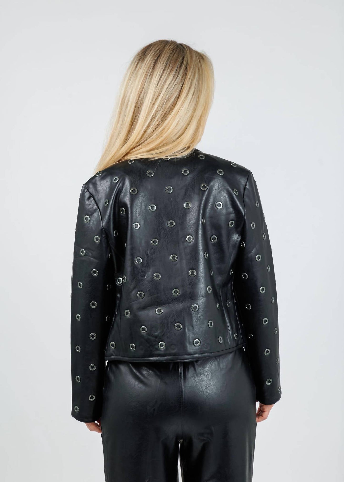 Lysse - Women's Geneva Grommet Vegan Leather Jacket