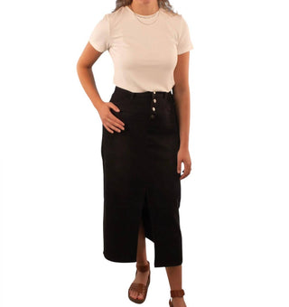 Mikarose - Ruby Maxi Denim Skirt