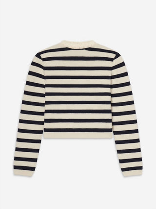 Frame - Harbor Stripe Cardigan