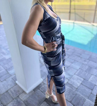 Veronica M - Henrietta Belted Tank Dress