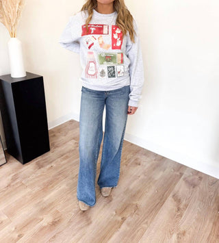 Chaudoin Creations - Angel Merry Bright Matchbox Sweatshirt