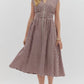 Entro - Ginger Gingham Midi Dress