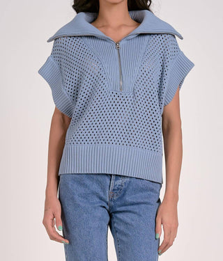 Elan - Allie Zip Up Sweater