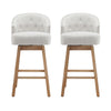 360 Degree Rotation Swivel Counter Stools (Set of 2)