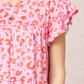 Entro - Tiered Ruffled Leopard Dress