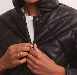 Z Supply - HERITAGE FAUX LEATHER JACKET