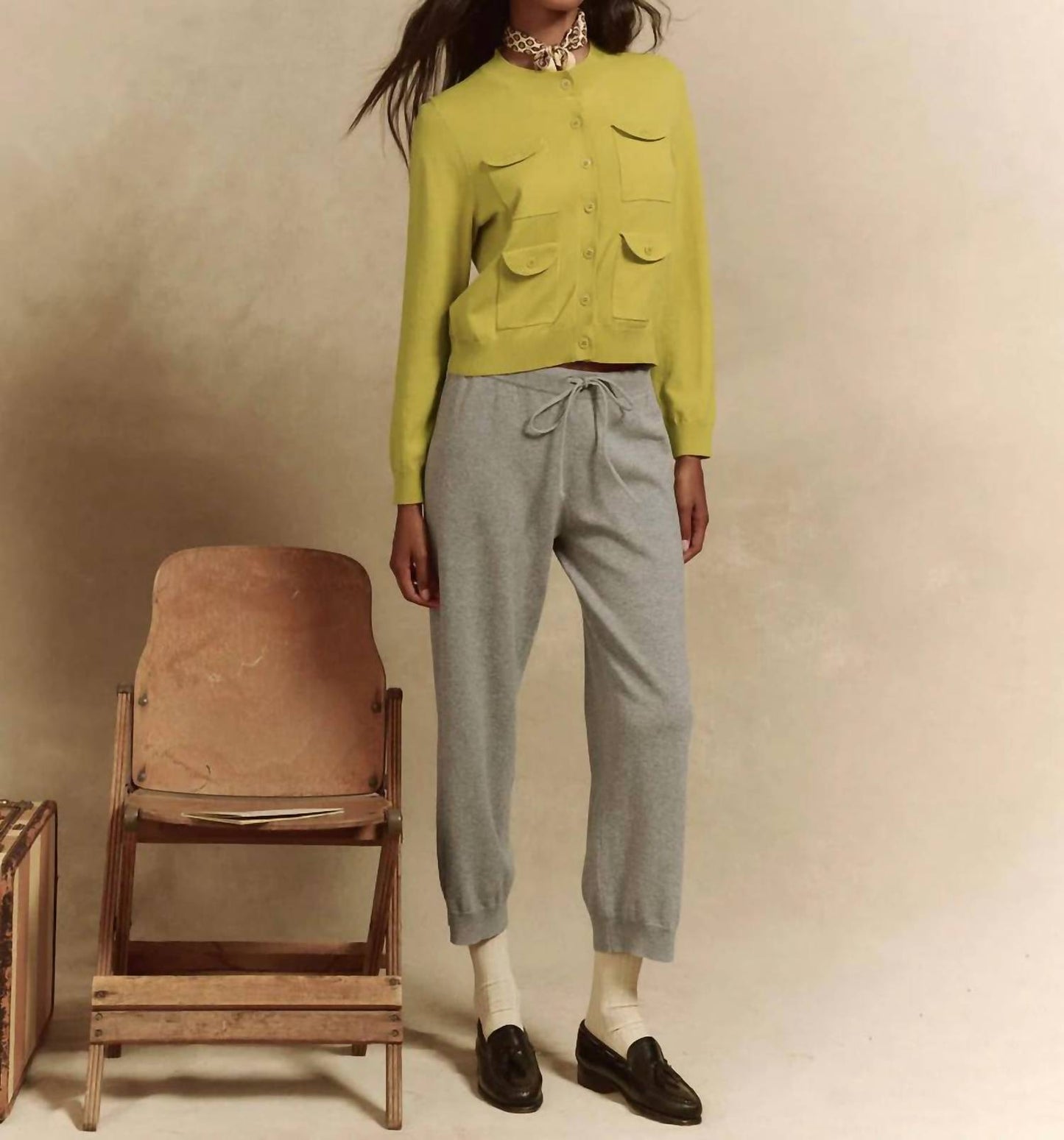 The Great. - Patch Pocket Cardigan