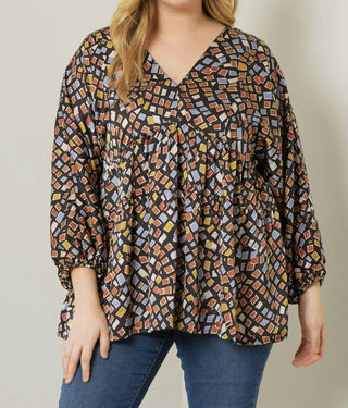 Entro - Check Me Out Blouse