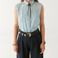 Maison Hotel - Dallas Collared Sleeveless Blouse
