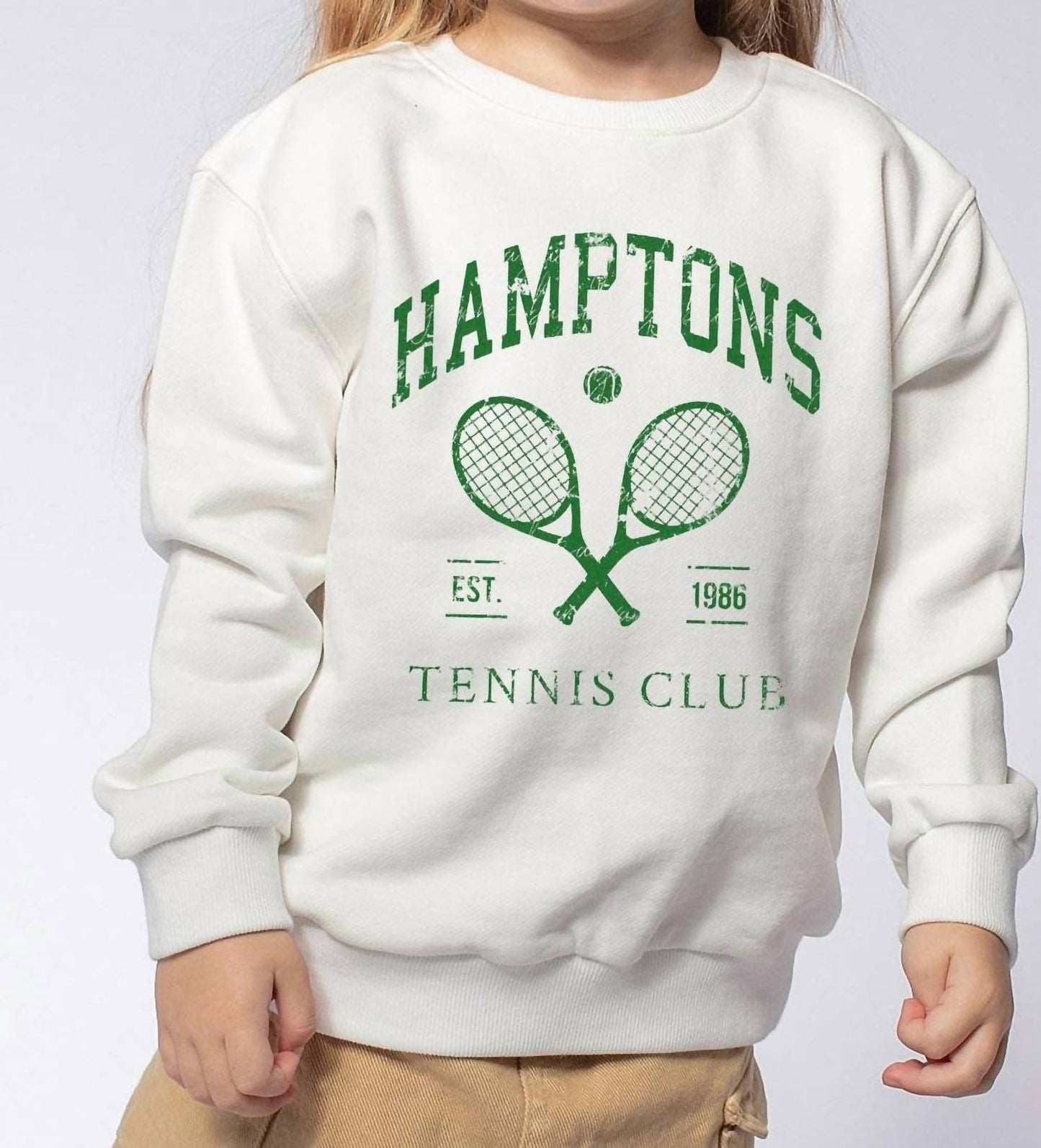 12Pm By Mon Ami - Kid's Hamptons Tennis Club Sweatshirt