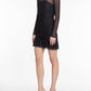 Amanda Uprichard - Mesh Long Sleeve Kiana Dress