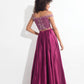 Rachel Allan - Beaded Charmeuse Two-piece Gown