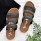 Very G - Women's Alba 3-strap Braided Sandal