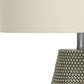 Lighting, Table Lamp, Resin, Contemporary - Gray