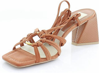 Dolce Vita - Women's Kash Cedar Nubuck Tie Up Block Heeled Sandals