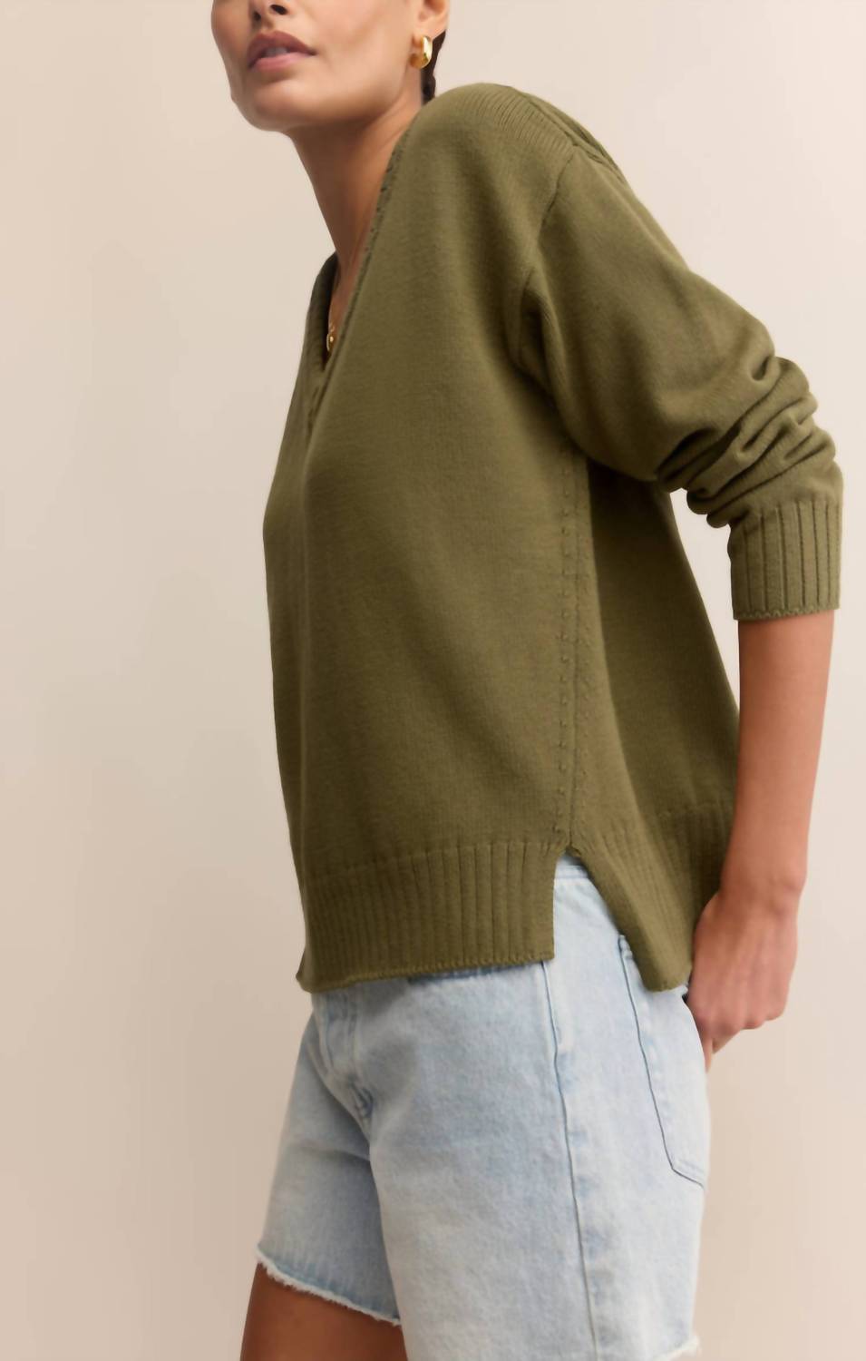 Z Supply - All Around V Neck Sweater
