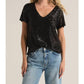 Z Supply - Marbella V-neck Sequin Top