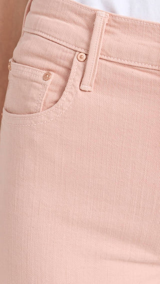 Mother - Insider Hover High Rise Straight Jeans