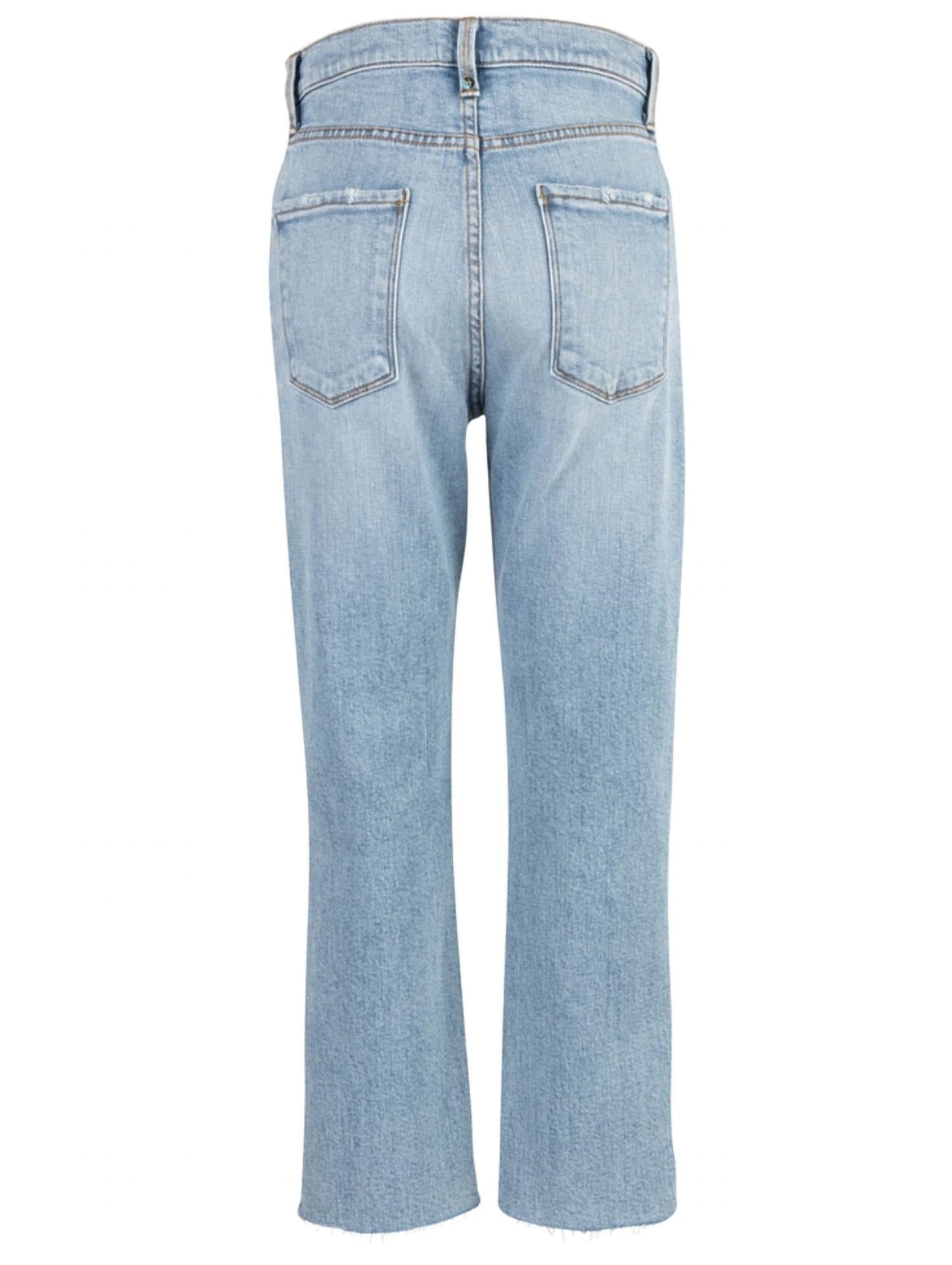 Edyson - Olivier High Rise Straight Leg Jeans with Raw Hem