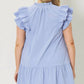 Entro - Front Tie Ruffle Dress