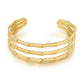 Sahira Jewelry Design - Women's Bamboo Layered Cuff Bracelet